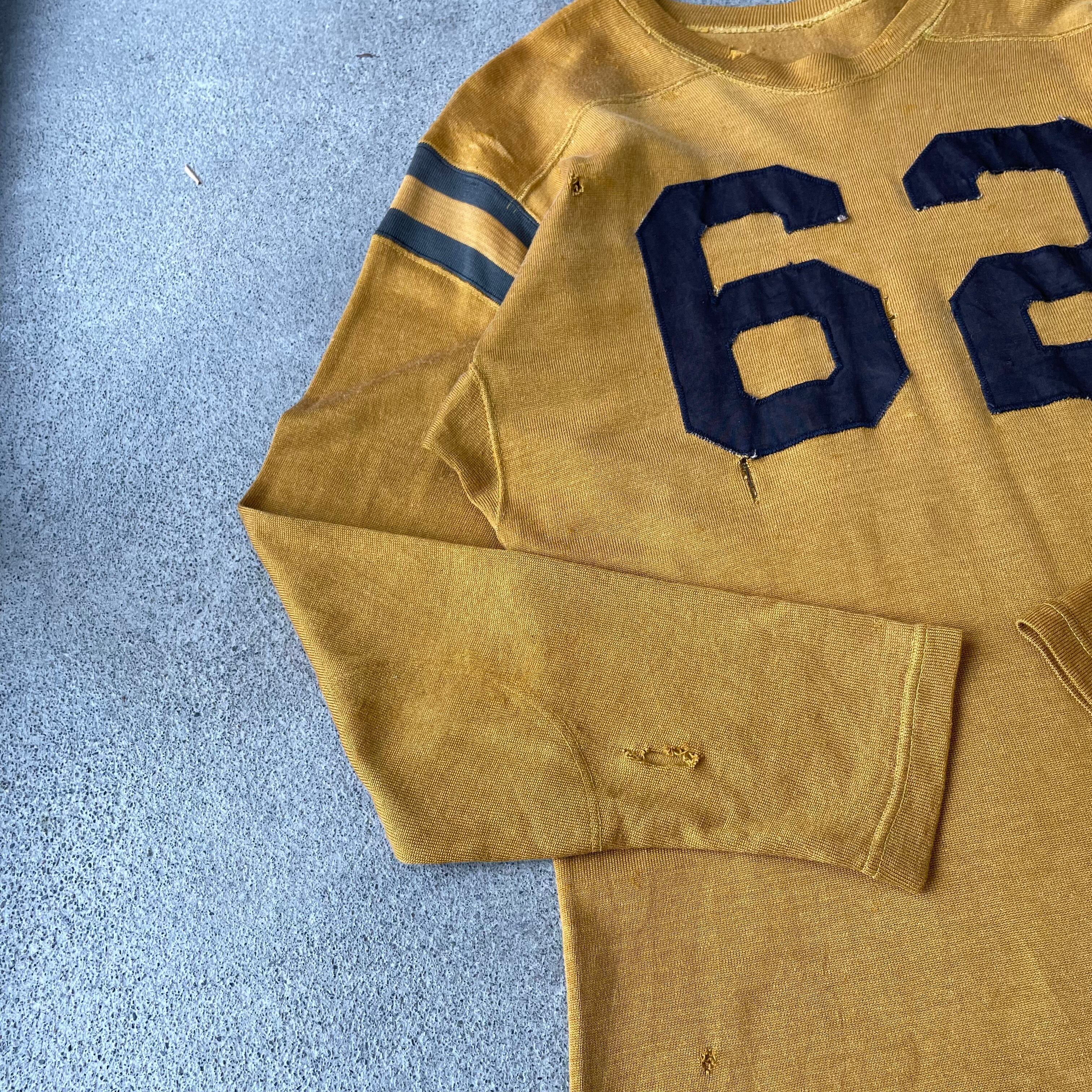 ギフト 【ビンテージ】50s Holts フットボールシャツ ゲームシャツ