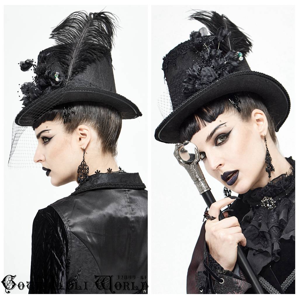 即納/送料無料】AS082 Devil メッシュベール付 ゴージャス 即納/送料無料】AS082 Devil メッシュベール付 ゴージャス
