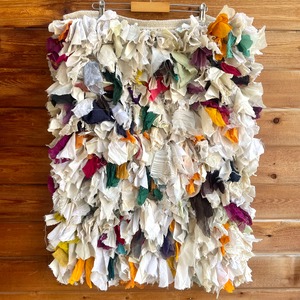 yao "India Bushy Rug L Whitish" 60cm×85cm ラグ②