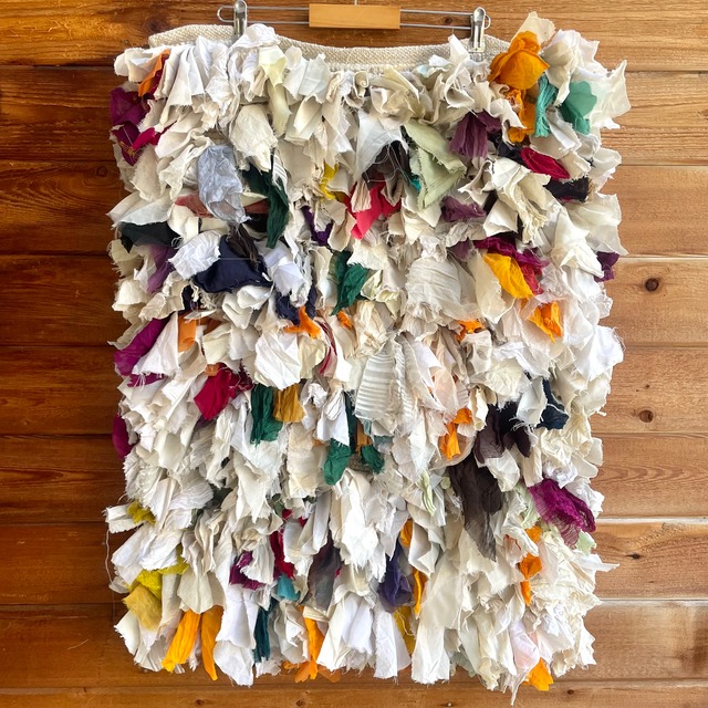 yao "India Bushy Rug L Whitish" 60cm×85cm ラグ②