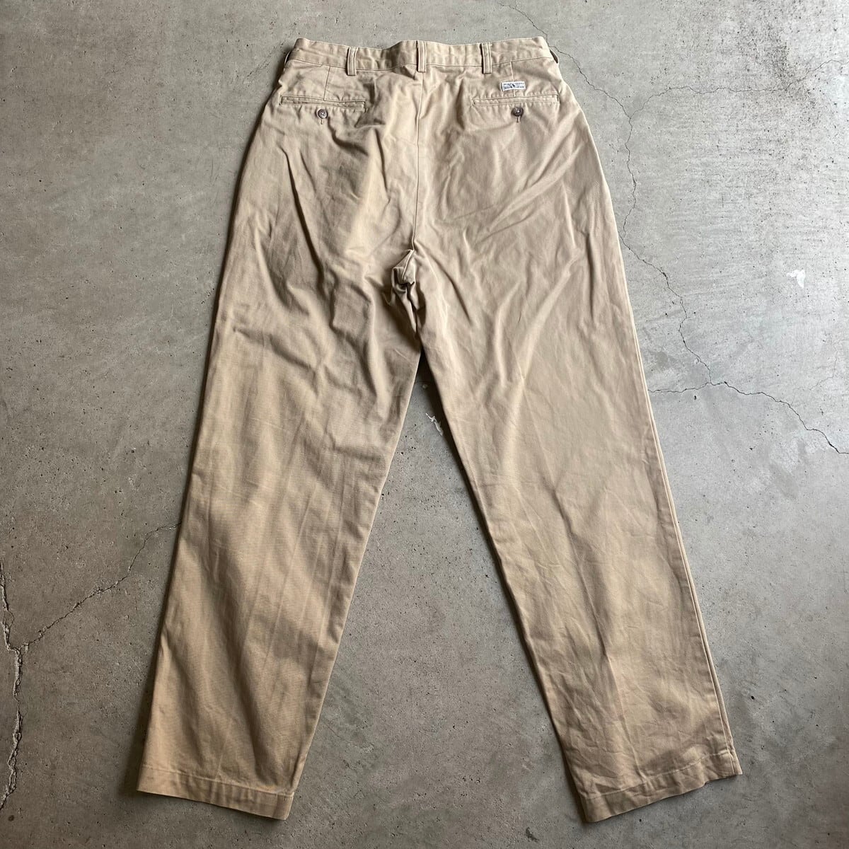ポロチノPolo by Ralph Laurenツータックチノパンツ古着K276 Polo Ralph Lauren ポロラルフローレン 2タック ツータック チノパンツ