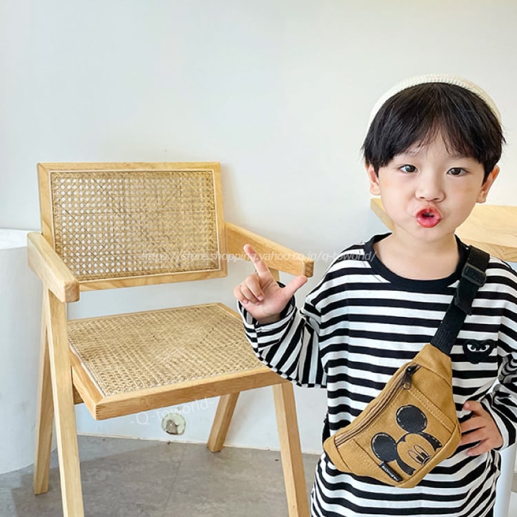 ポシェット キャラクター キッズ バッグ ミニバッグ 子供用 ワンショルダー ポーチ 鞄 女の子 バッグ 男の子 Q Toworld キュートワールド 子供服