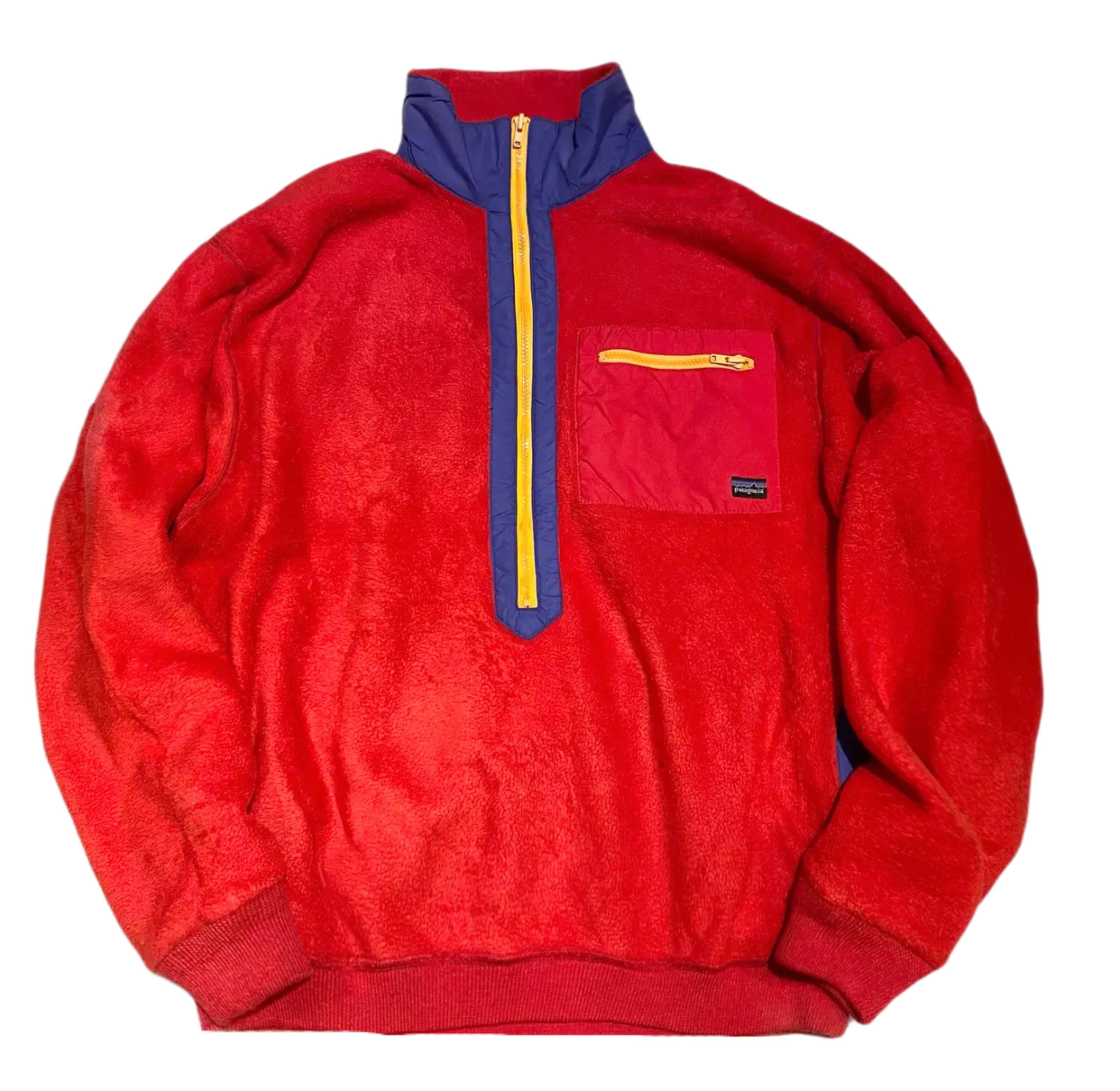 80s パタゴニア PATAGONIA シンチラ フリース ハーフジップ【Ｍ ...