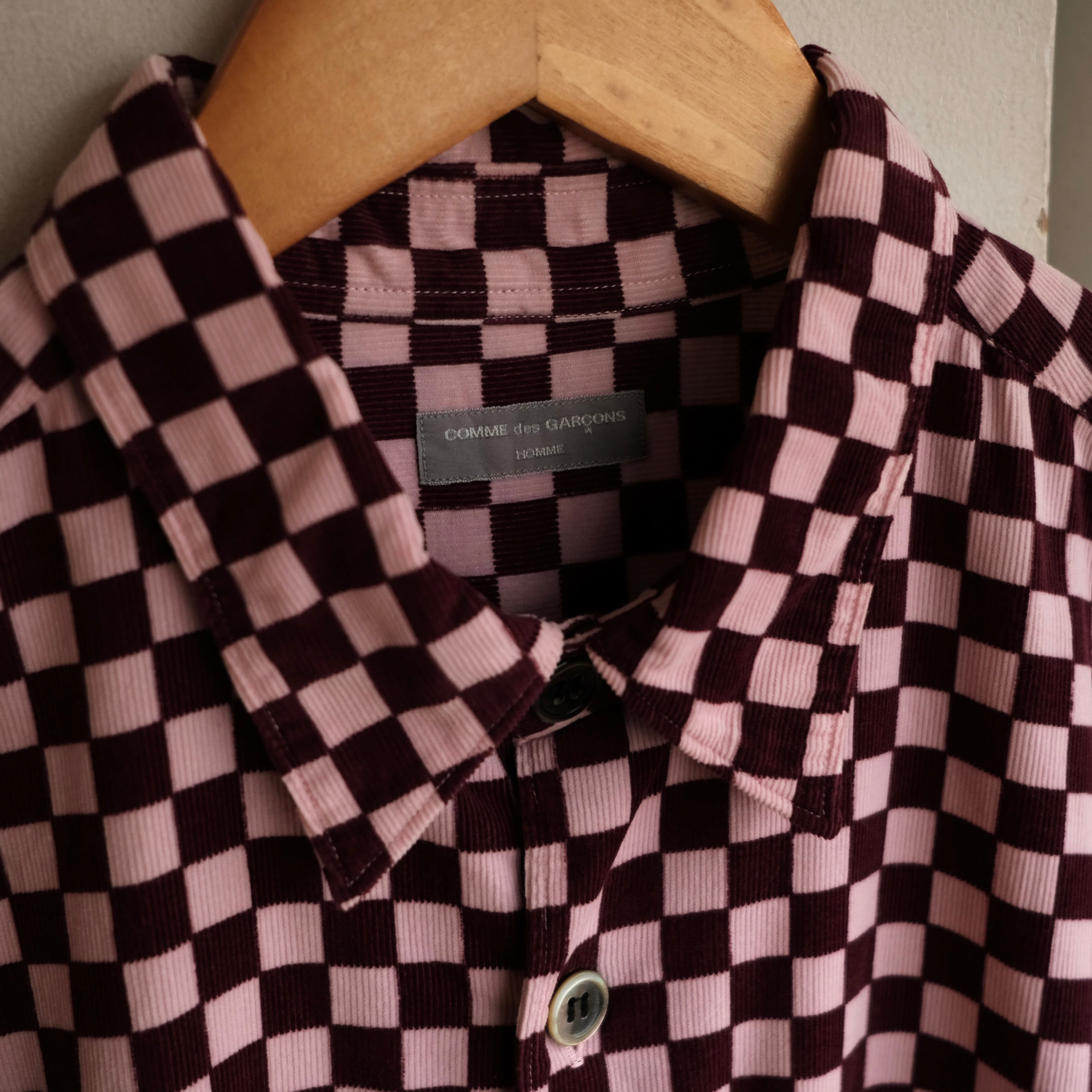 COMME des GARCONS HOMME 田中オム CHECKER SHIRT | safarionline