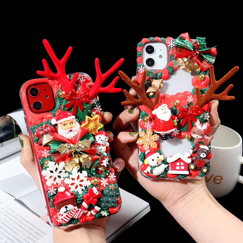 Merry Christmas☆iPhone＆Galaxy スマホケース 全機種 手作り