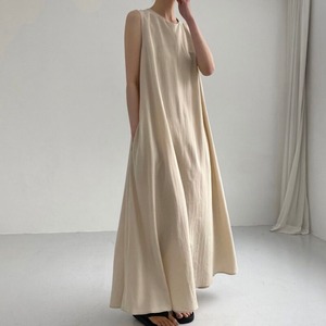 ノースリーブAラインワンピース　A2081