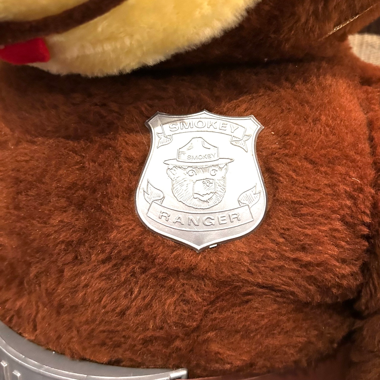 Vintage Smokey Bear スモーキーベア 大型 ぬいぐるみ フォレストレンジャー アメリカンヴィンテージ D-596