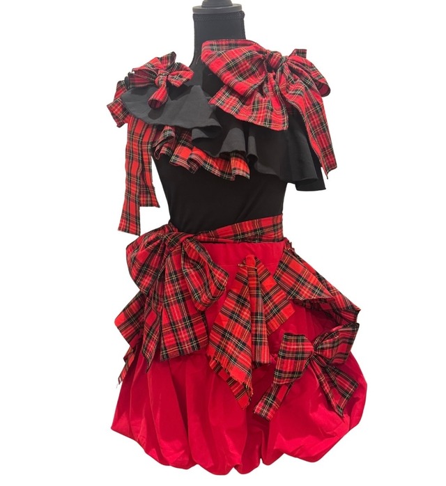 レッドバルーンミニスカートS〜Mサイズ