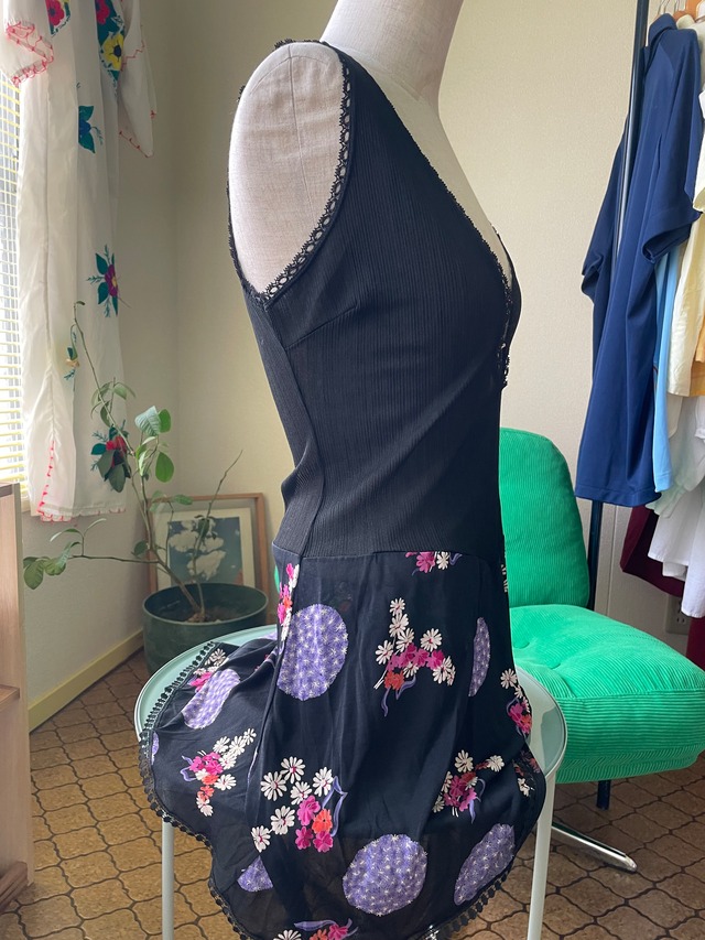 70s EURO cami lblack
