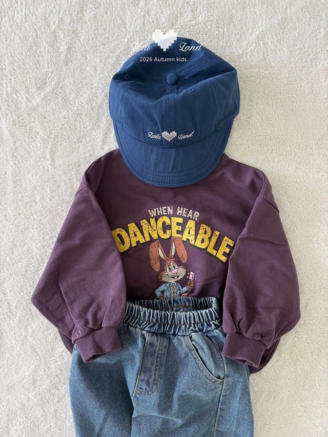 《予約》送料無料【lalaland】Rabbit Sweatshirt