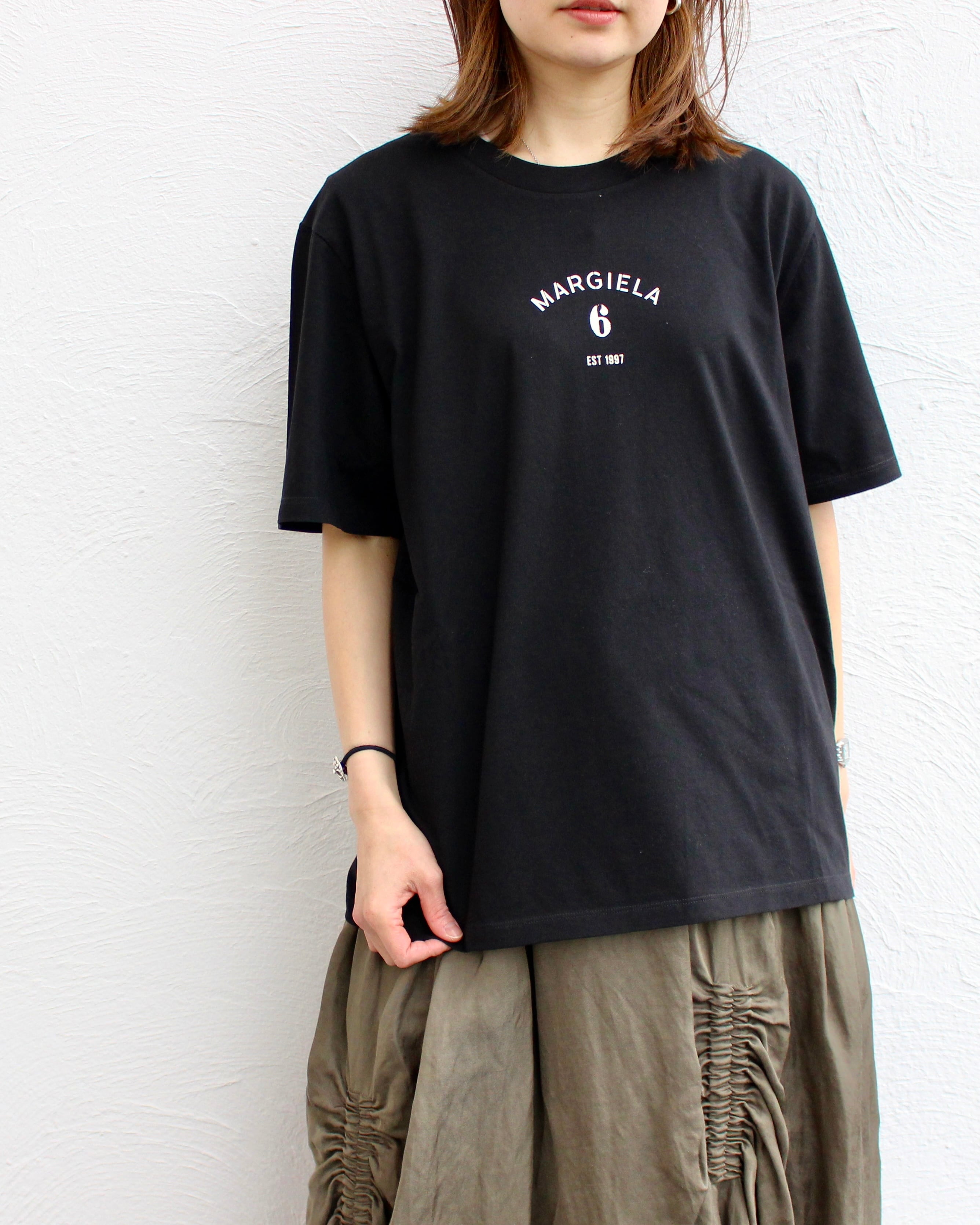 MM6MaisonMargiela/logoprint T-shirts | Coffee Restaurant