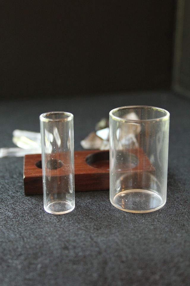 【914】宮崎クリスタル＆スモーキー 試験管セット