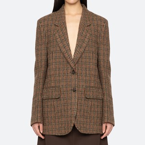 SEA NY　JULIA PLAID WOOL BLAZER　MULTI