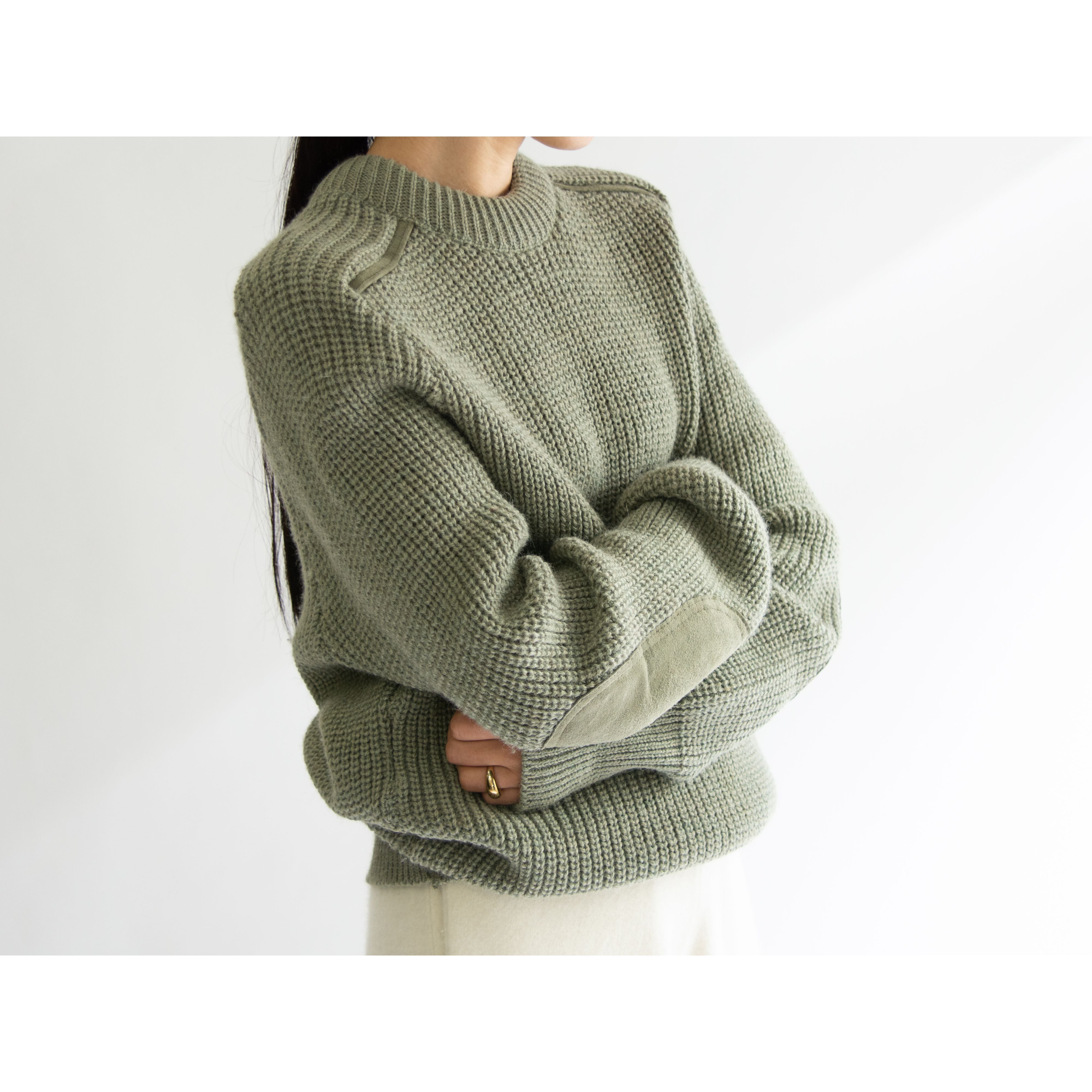 【Burberrys】Made in England 80-90s 100% Wool Commando Sweater(バーバリーズ 英国製 ウールコマンドセーター ニット)