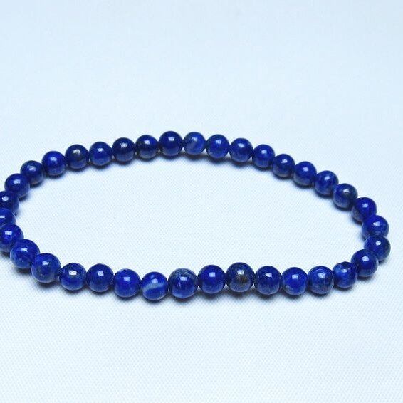 ラピスラズリ ブレスレット 5mm 一点物 メール便可 [M便 1/10] 111-48406