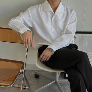 モードカラーホワイトシャツ　MT0080409