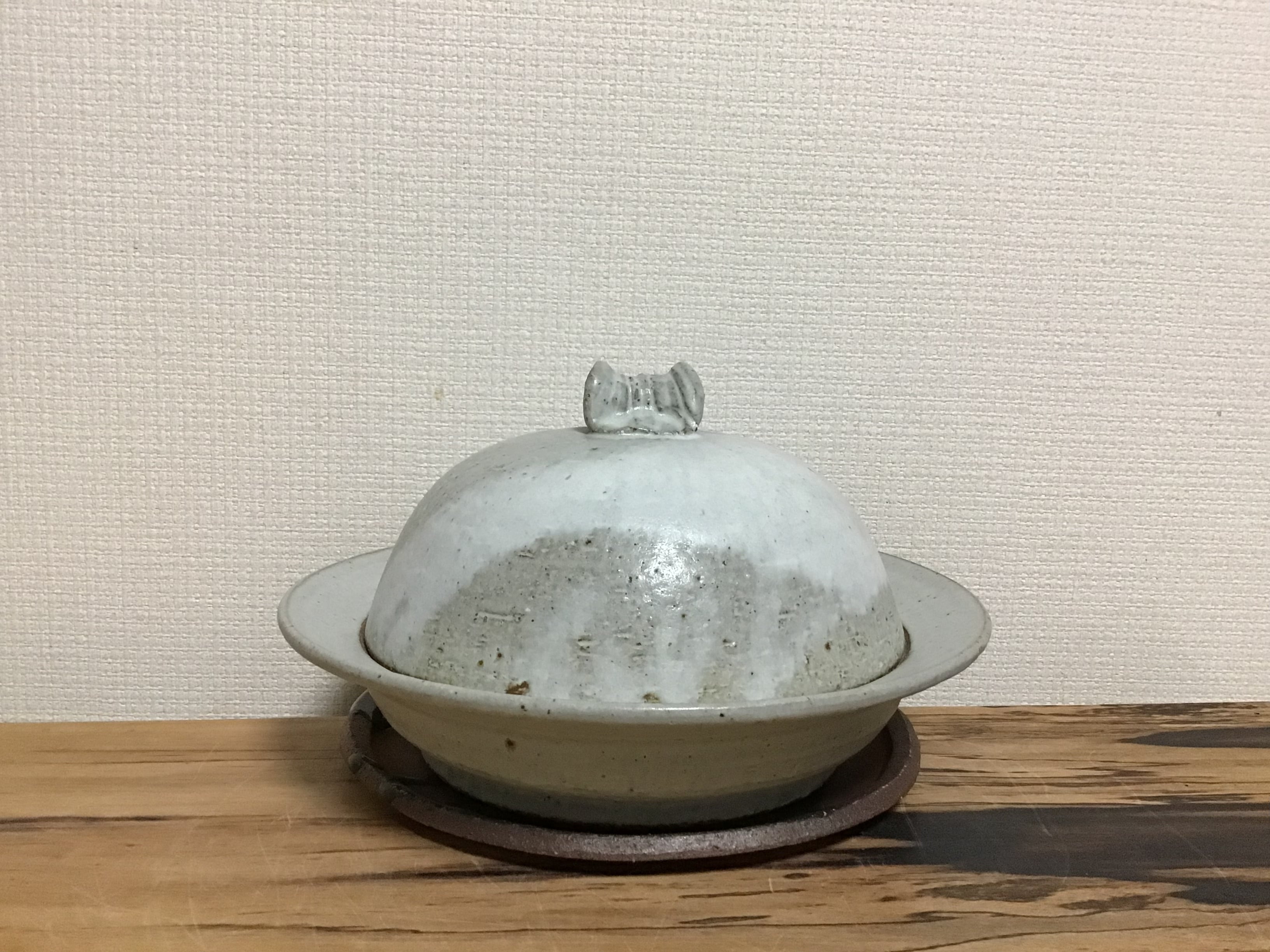 矢筈窯　ラジウム釉蒸し器（敷皿付き） ラジウム釉蒸し器（敷皿付き） | 矢筈窯 yahazugama