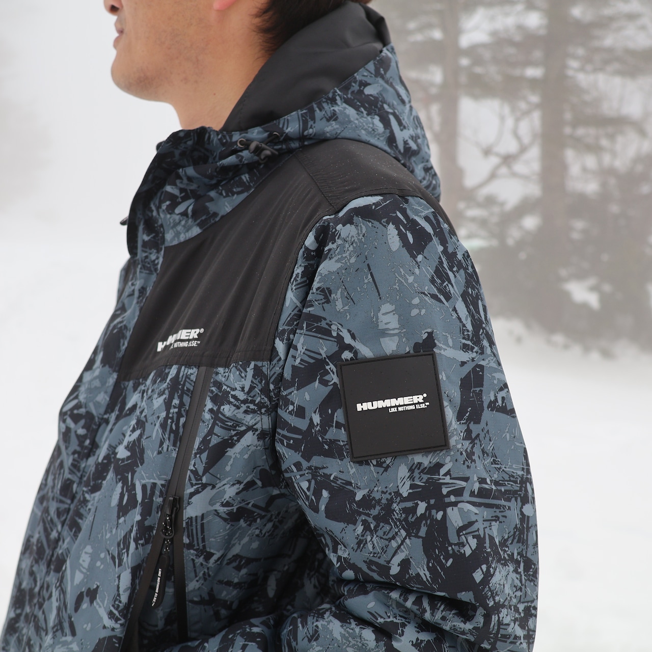 HUMMER HM-W13 防水防寒レインスーツ(柄)