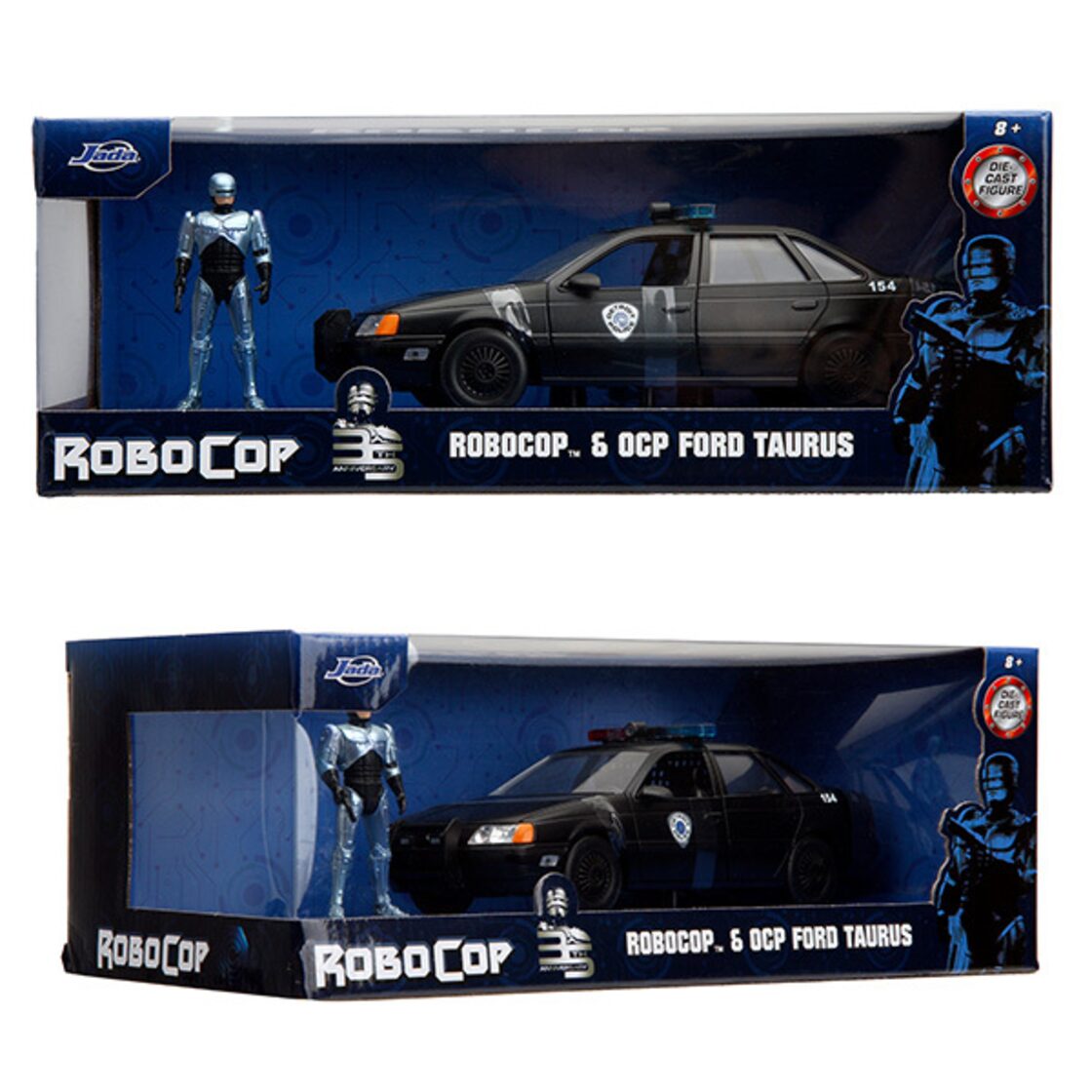 JadaTOY 1/24 ROBOCOP 1986 OCP FORD TAURUS w/ ROBOCOP【ロボコップ 