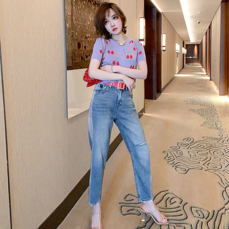 カラーラインストーンウェストジーンズ ベルト サマー 夏物 ハーネス MIUCO50976521640