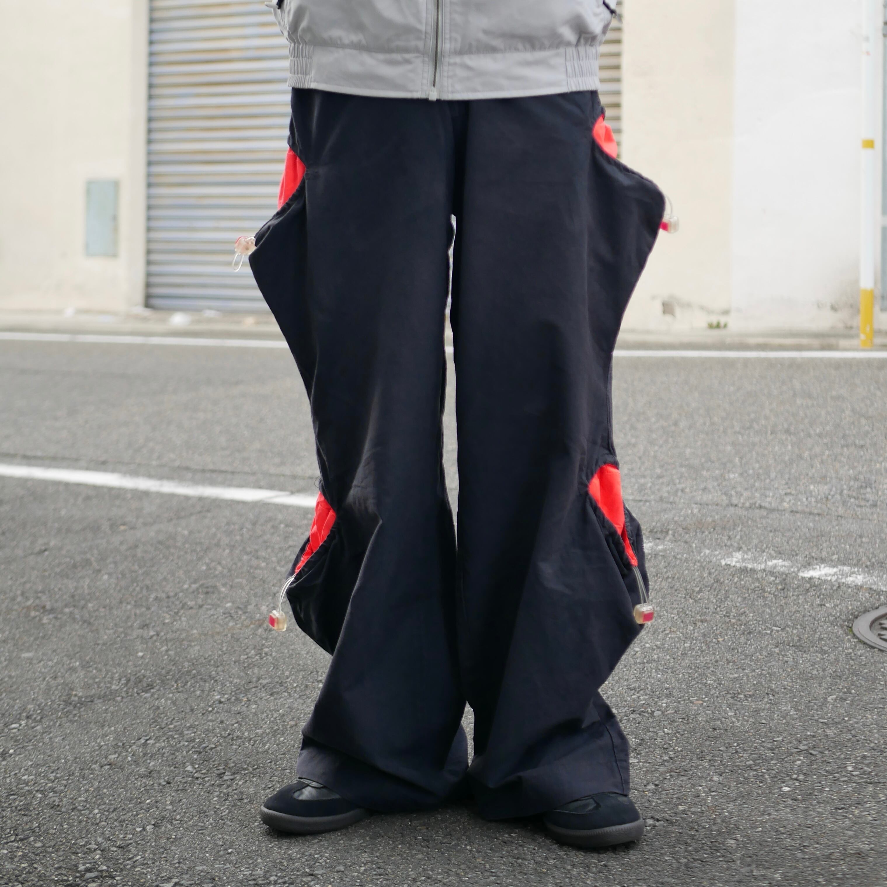 90s CyberDog 7 pockets wide pants '' Y2K ''