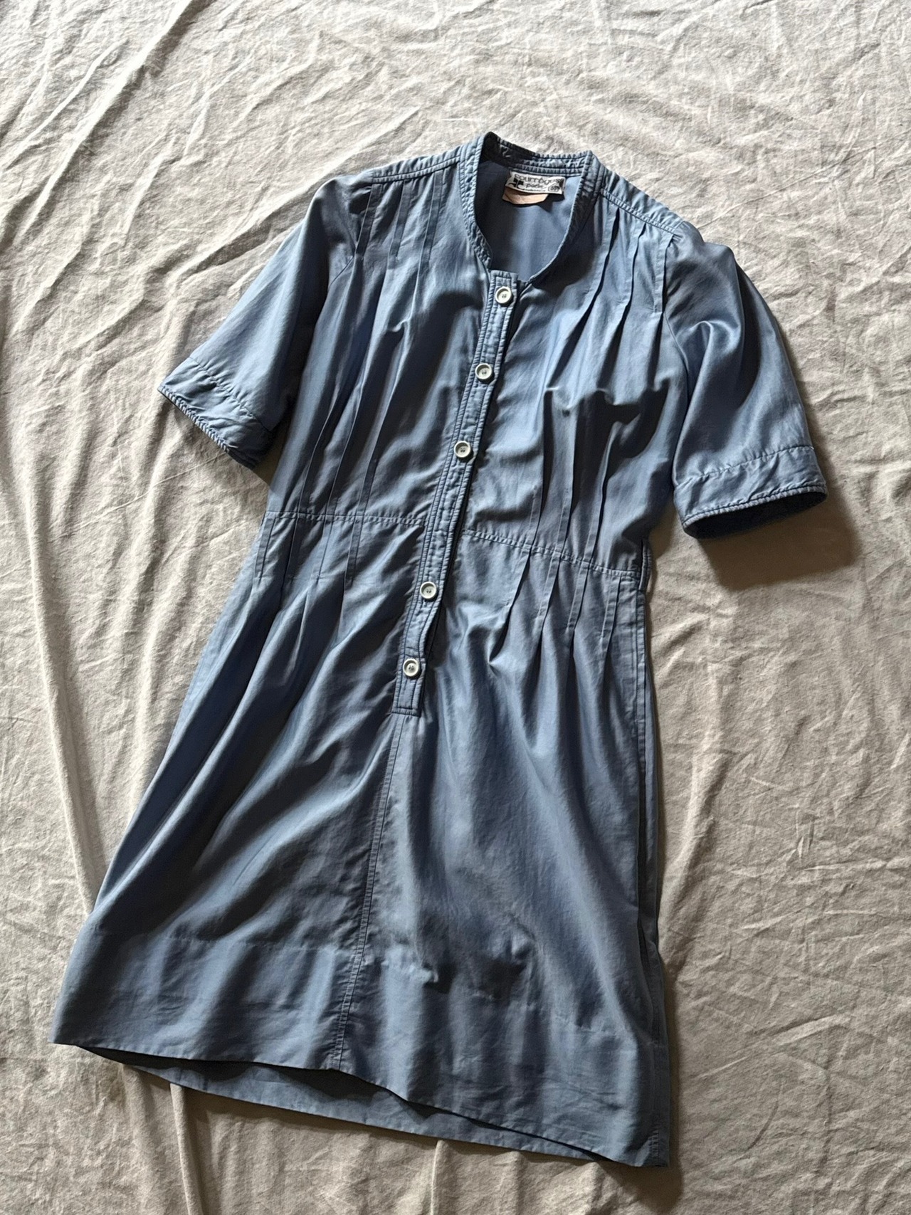 "Courrèges" 1970s Pintuck One-piece