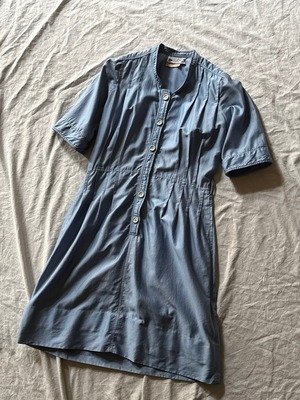 "Courrèges" 1970s Pintuck One-piece