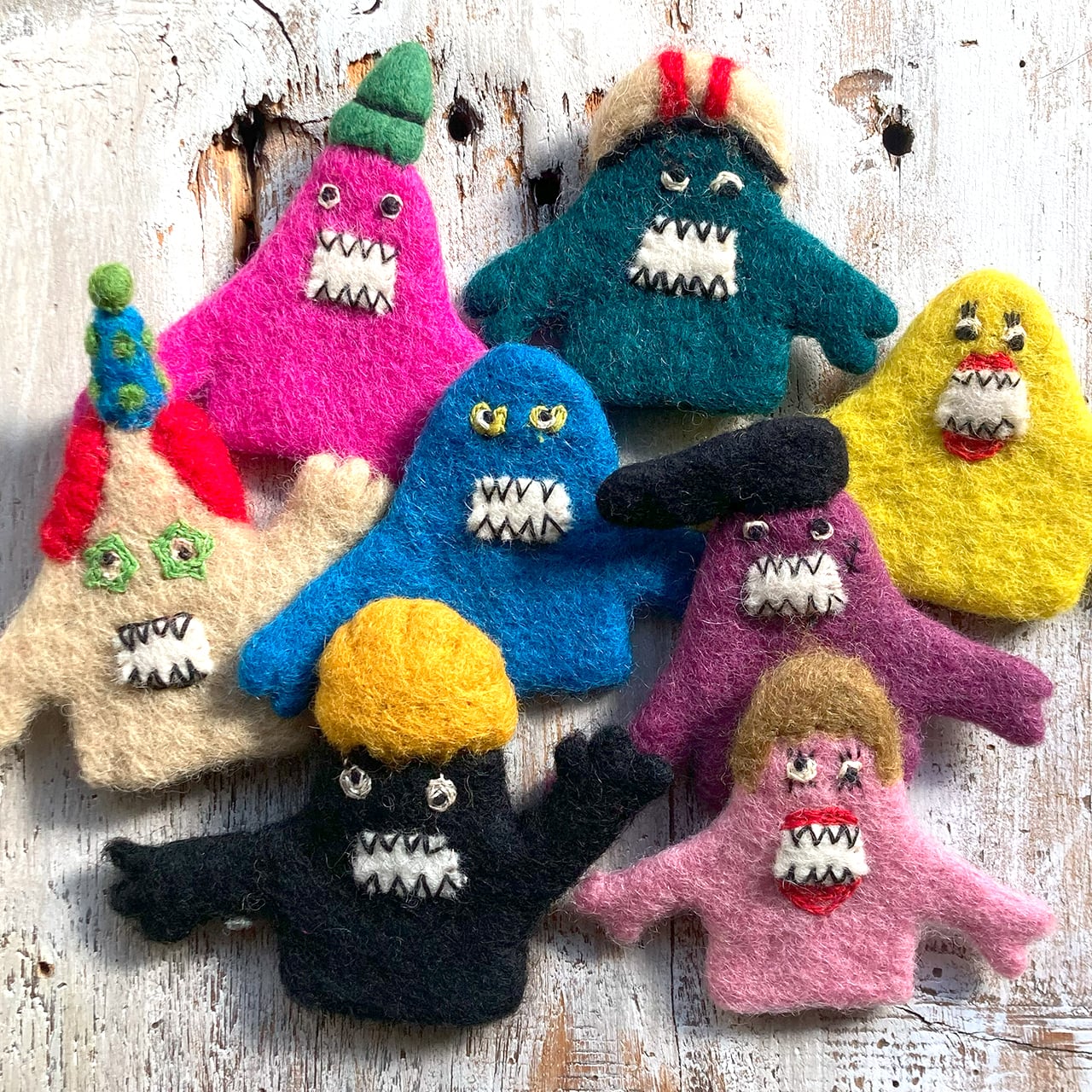 フェルトパペットバッジ ドンドンふえるとFRIENDS SPZ-1429 | feltfriends