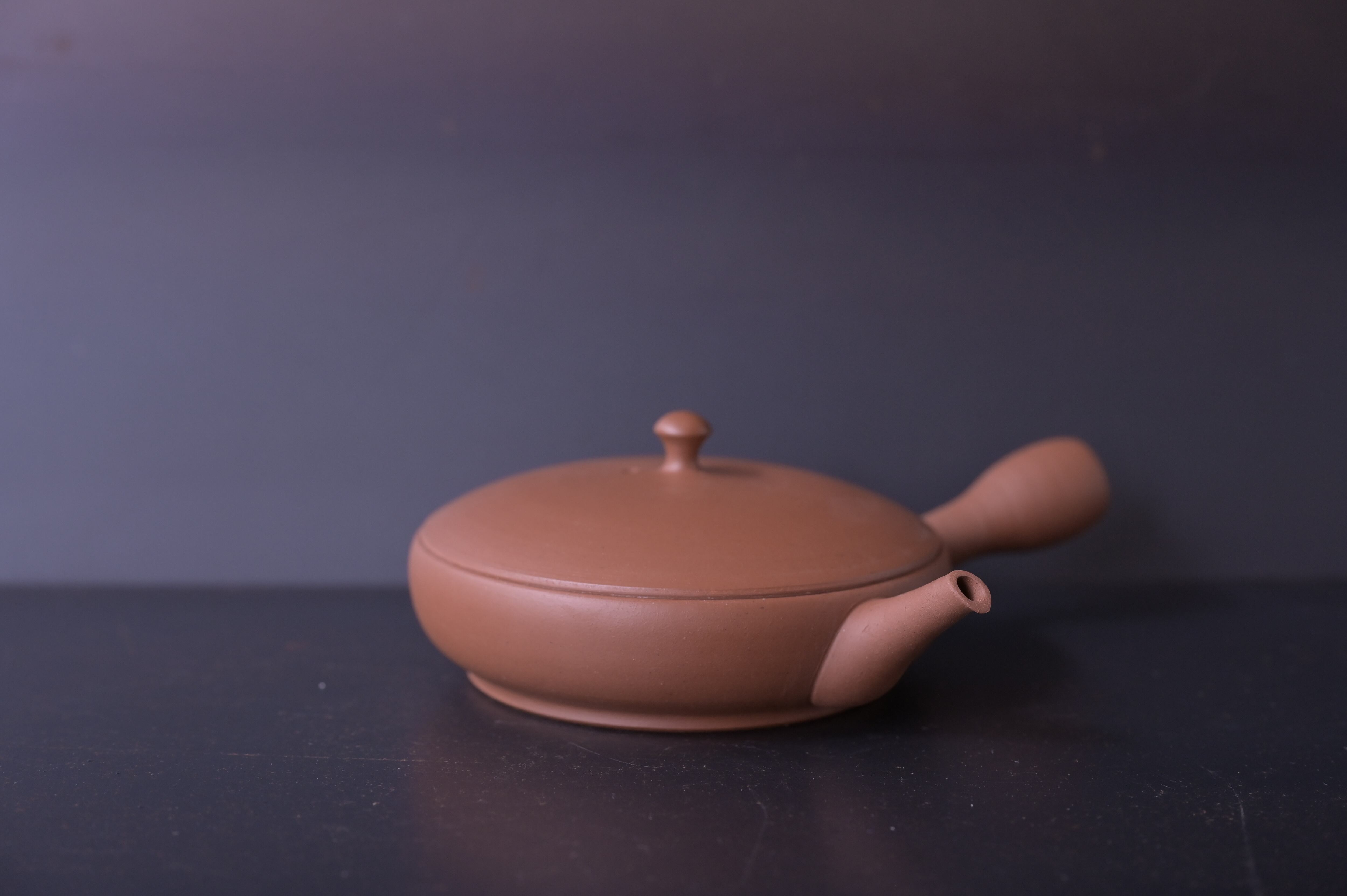 前川淳蔵 薄青極平丸急須 | 鎌倉倶楽部 茶寮