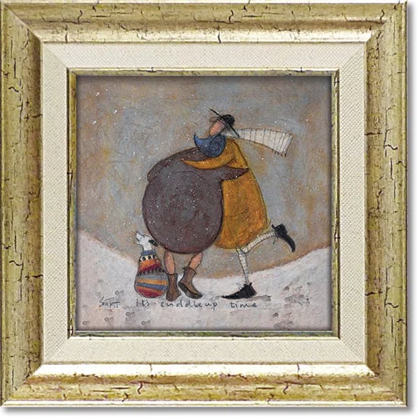 ゲル加工　アートフレーム サムトフト「ハグタイム」Sサイズ ゲル加工アート アート