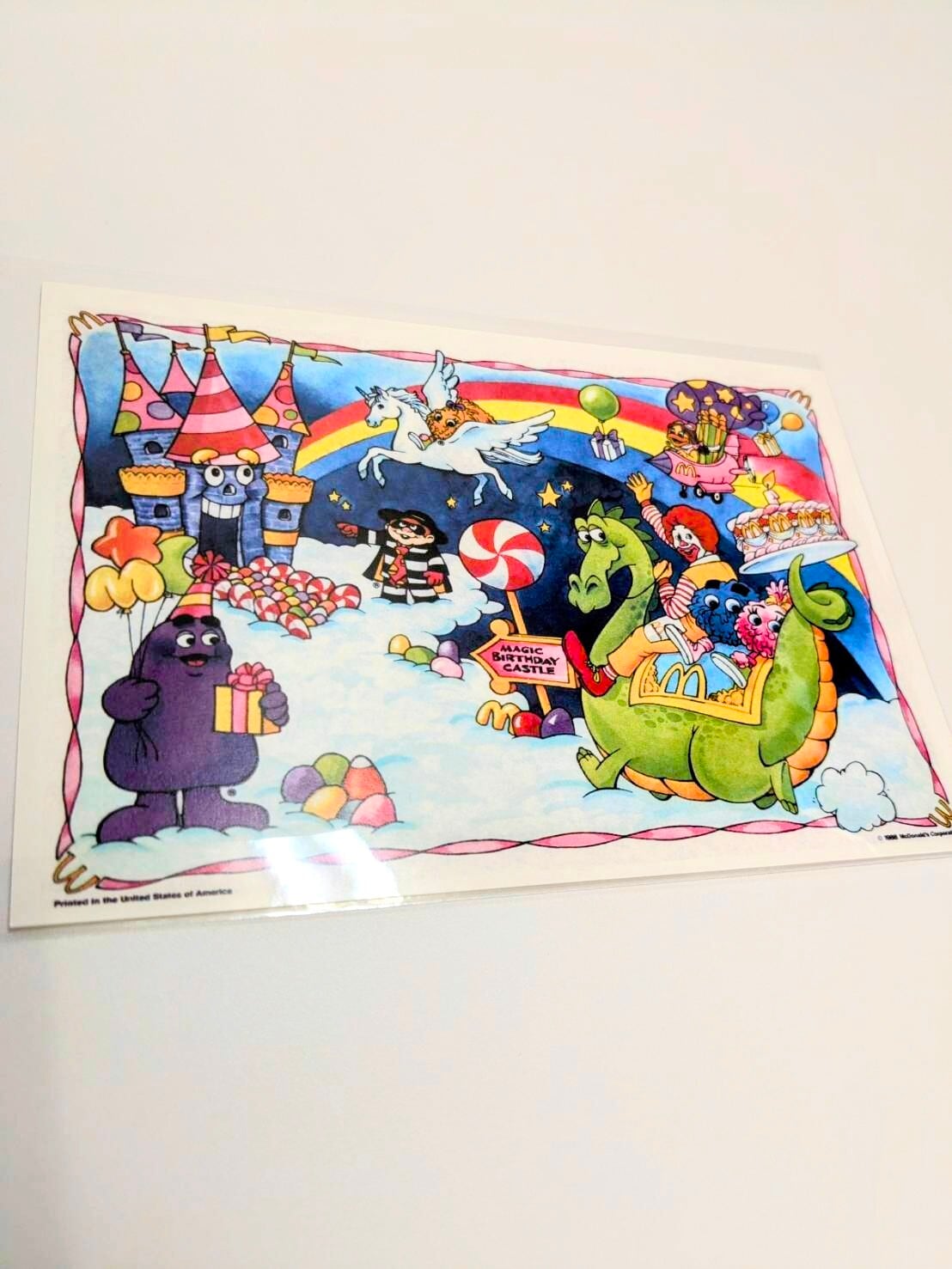 【 McDonald （マクドナルド） 】(AP0005) 魔法のお城  POST CARD ポストカード〚アメリカン雑貨 アメトイ〛