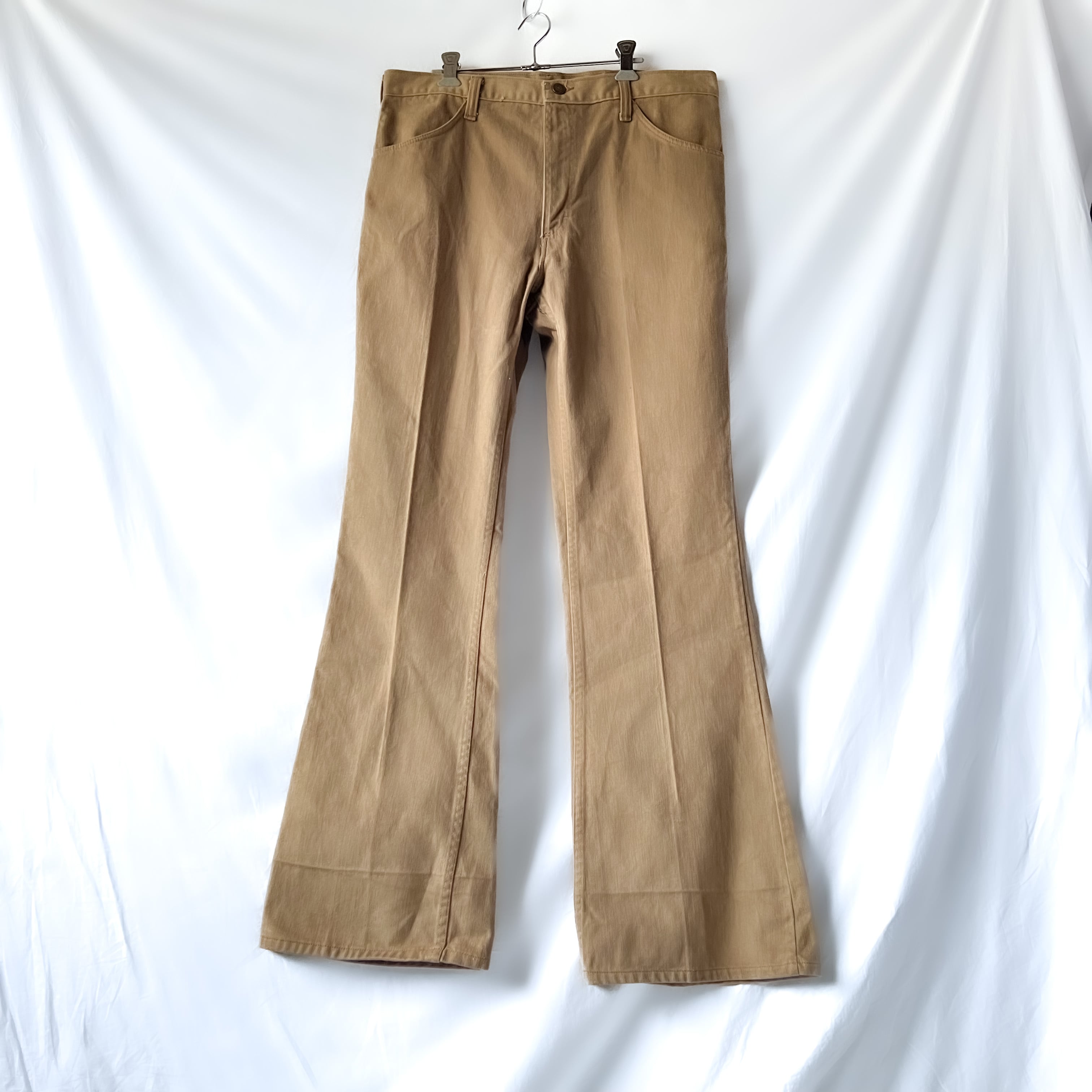 70s “Mr. leggs” Bell botom pants 70年代 ベルボトム フレアパンツ ブーツカット モールスキン 42talon