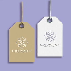 優しさと品位の花のロゴ