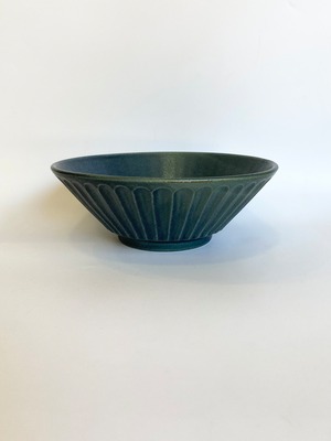 【食器】どんぶり　こんねず　19.5cm（美濃焼）