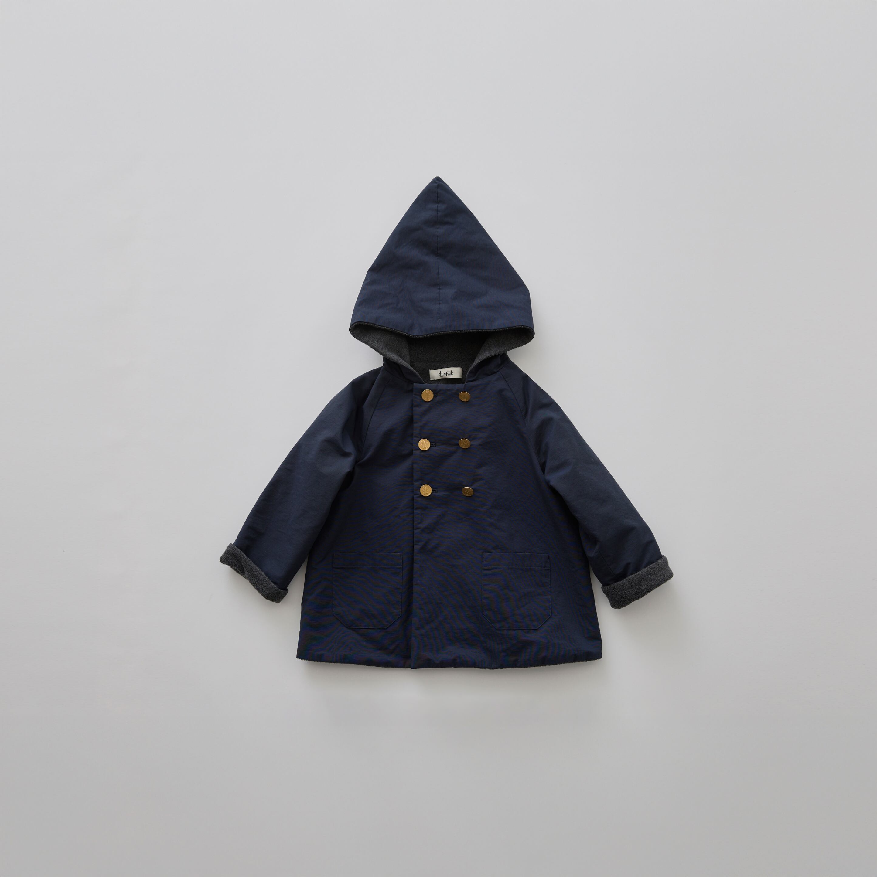 eLfinFolk(エルフィンフォルク)/ elf coat / navy / 110,120,130cm