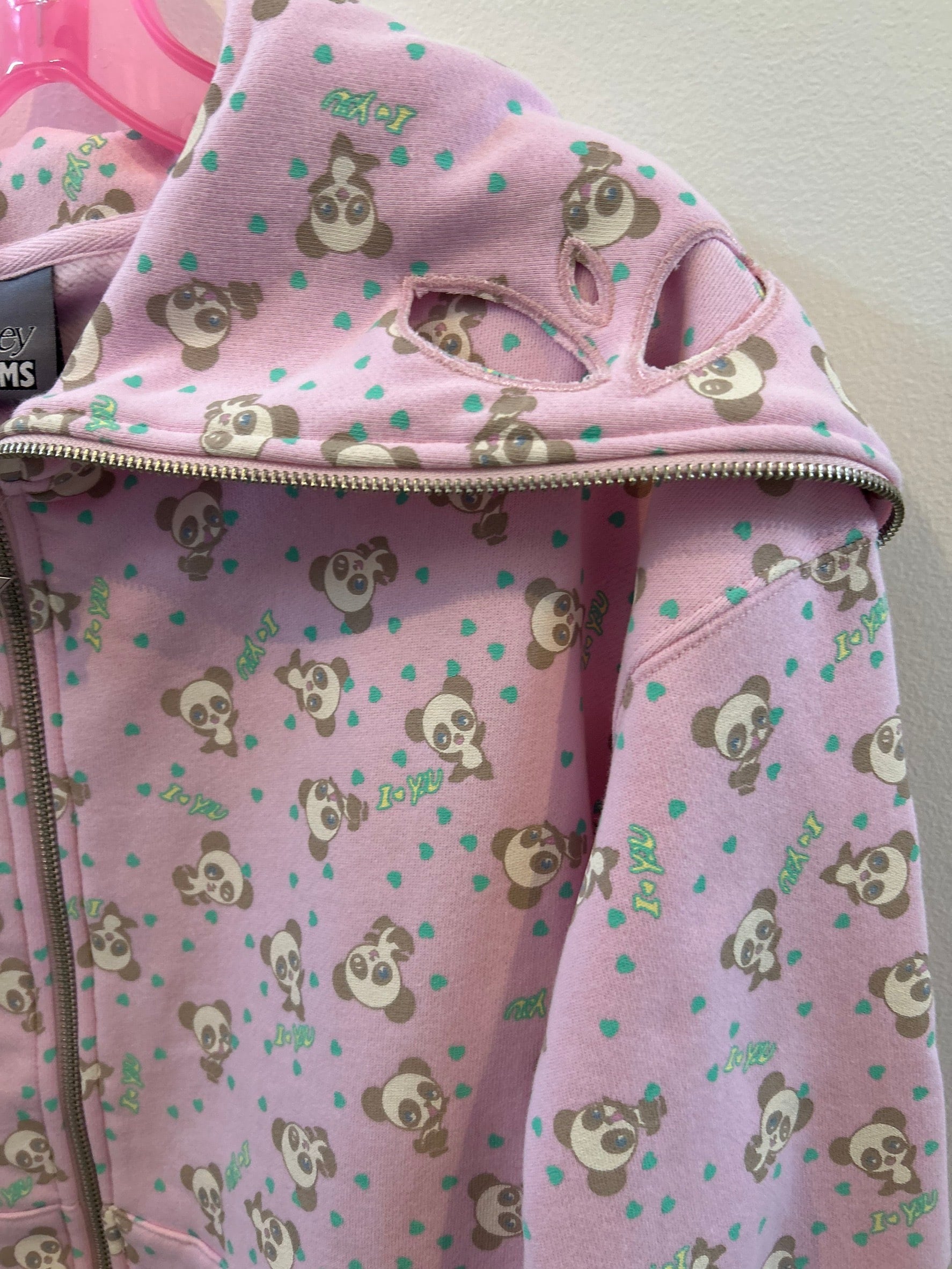 Ashley WILLIAMS BUTTERFLY HOODIE / pink panda | PAY ID