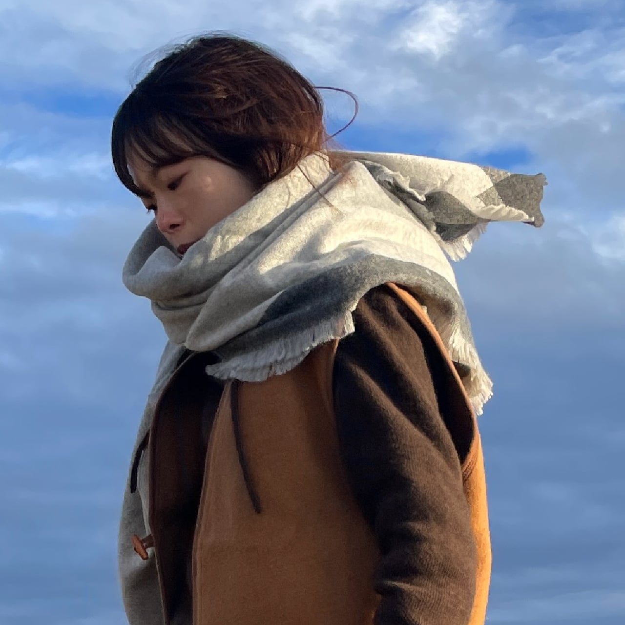 空飛ぶ羊　ピュアカシミヤ山羊　ジレ　モンゴル製 空飛ぶ羊 BASE webshop｜モンゴルの天然毛、靴下とニットウエア