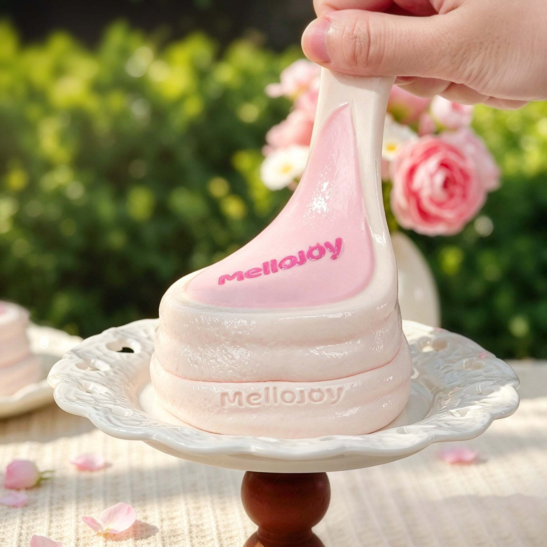 Mellojoy スクイーズ 贅沢スフレ•いちご ショートケーキM 5個セット