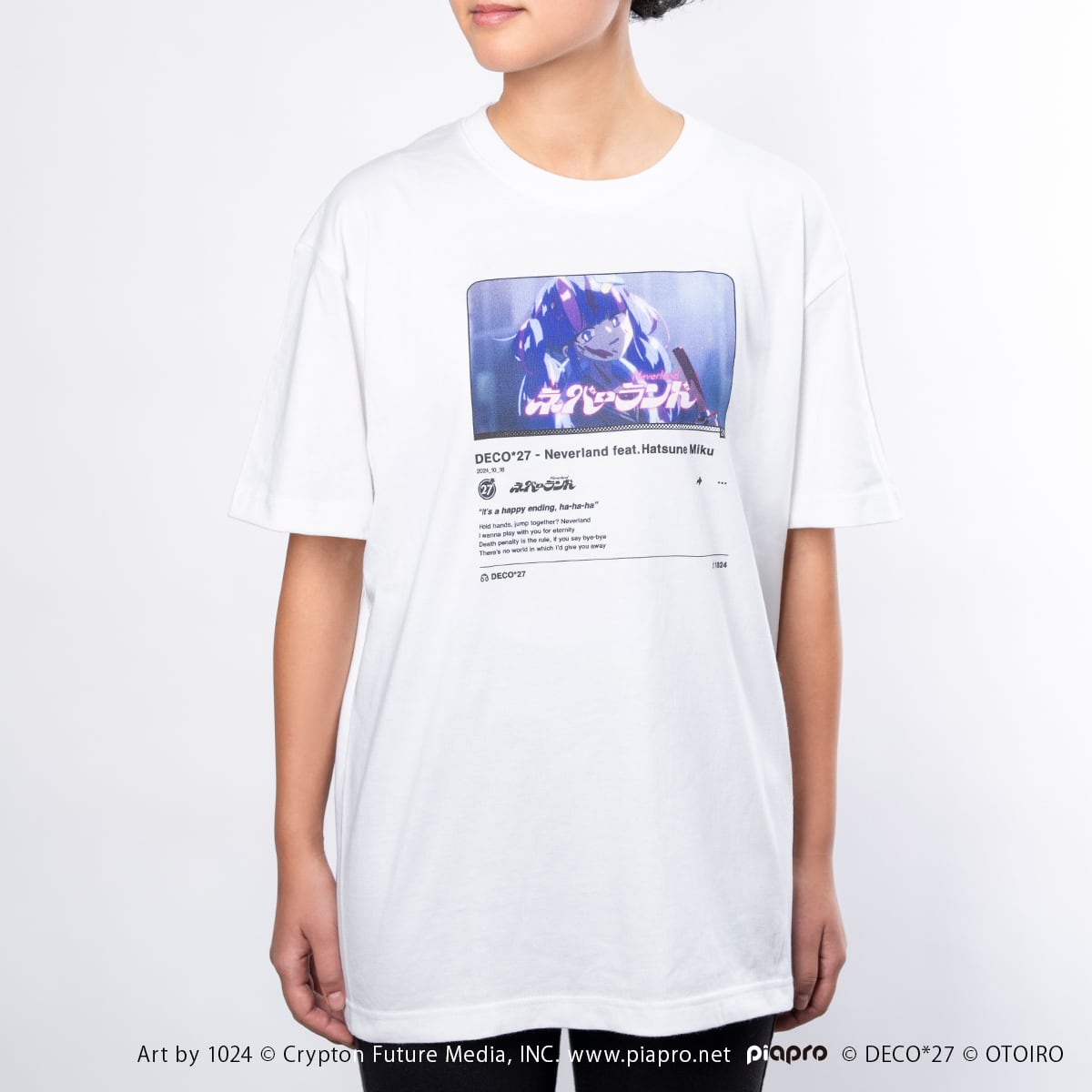 ネバーランド】サムネイルTシャツ / ホワイト | OTOIRO ONLINE STORE