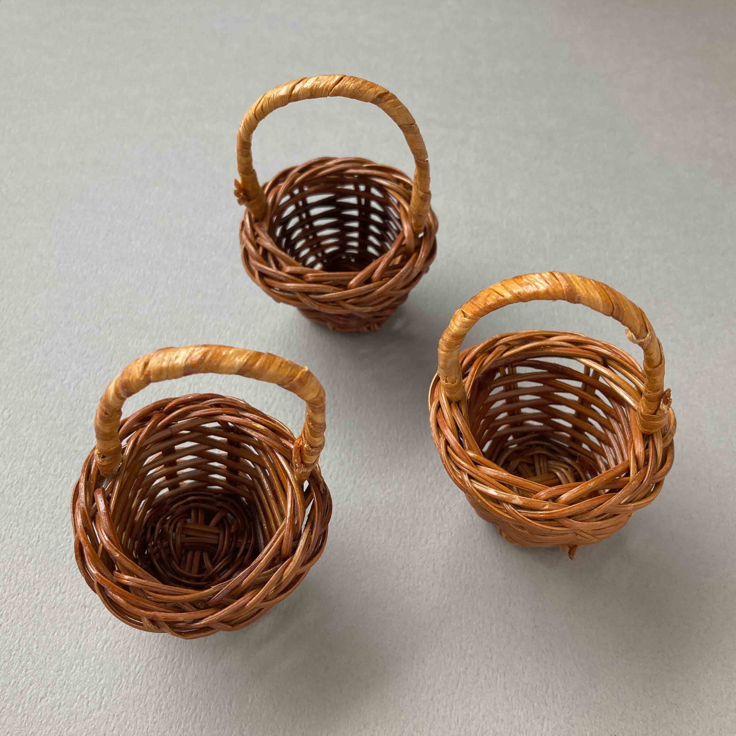 再入荷〉ミニチュア ラタンのかごバッグ | Dua-アクセサリーパーツショップ
