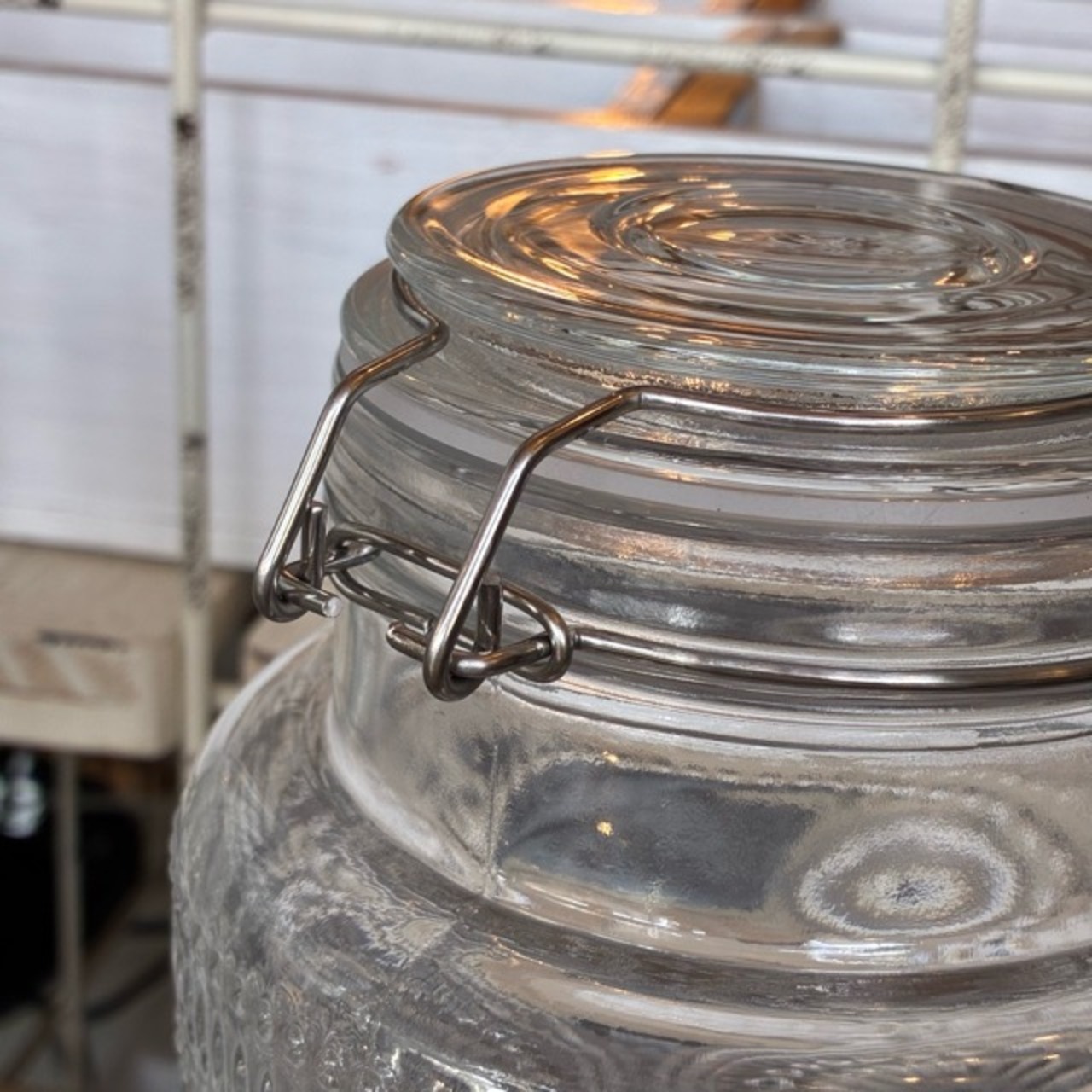 DULTON GLASS JAR MARGARET M　ダルトン　ガラスジャー　マーガレット　M　2000ml　グラスジャー　キャニスター　保存容器　ガラス容器　密閉