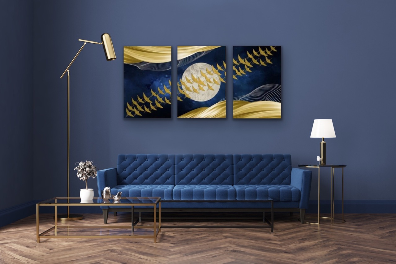 絵画/アートパネル/インテリア/モダン/北欧/おしゃれ　アートパネル 3枚セット (お取り寄せ商品)