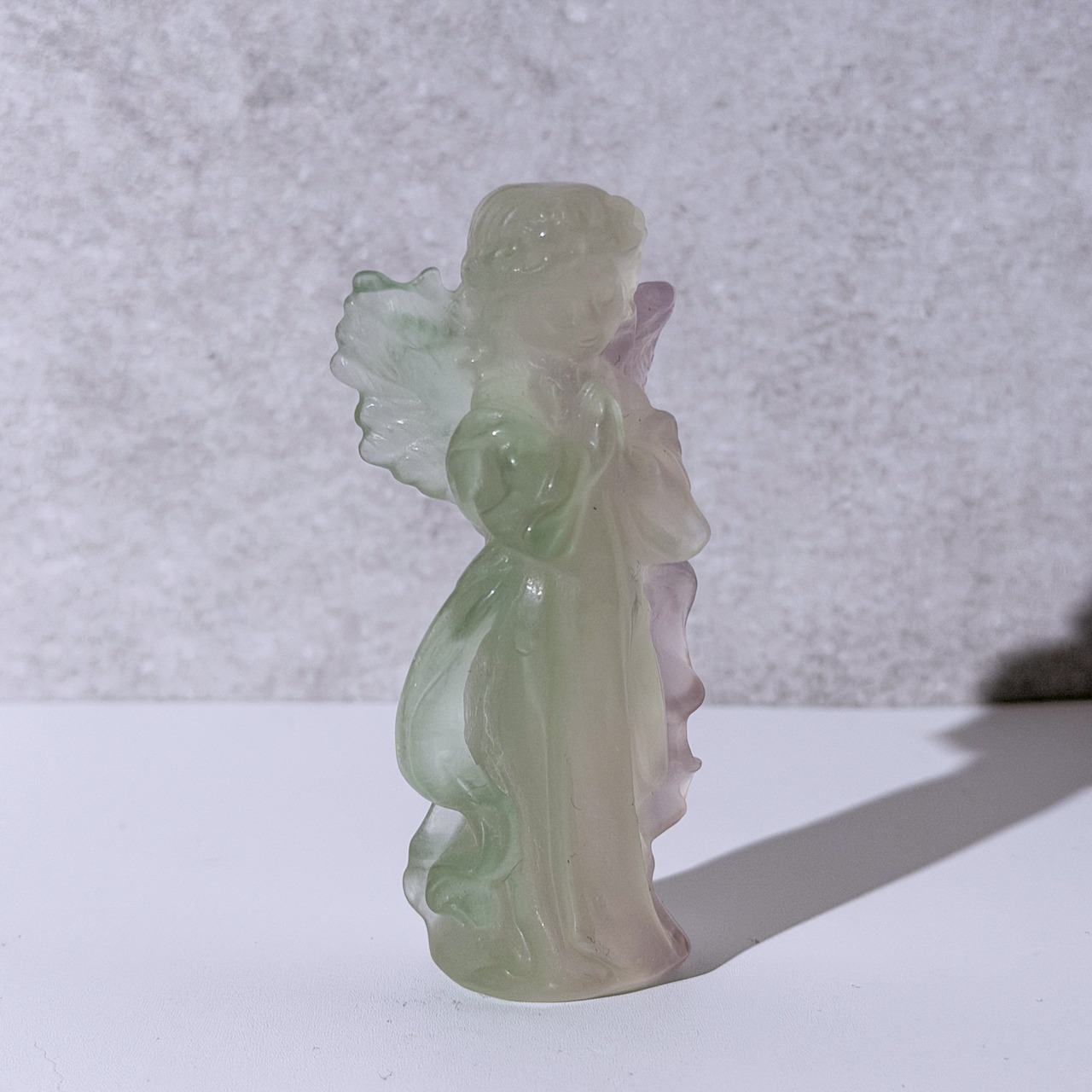 フローライト 天使 カービング * Fluorite * 天然石