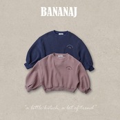韓国子供服 / BANANA J / 26Autumn / パリ ピグメント スウェット / 秋服 / キッズ *XS~JS*