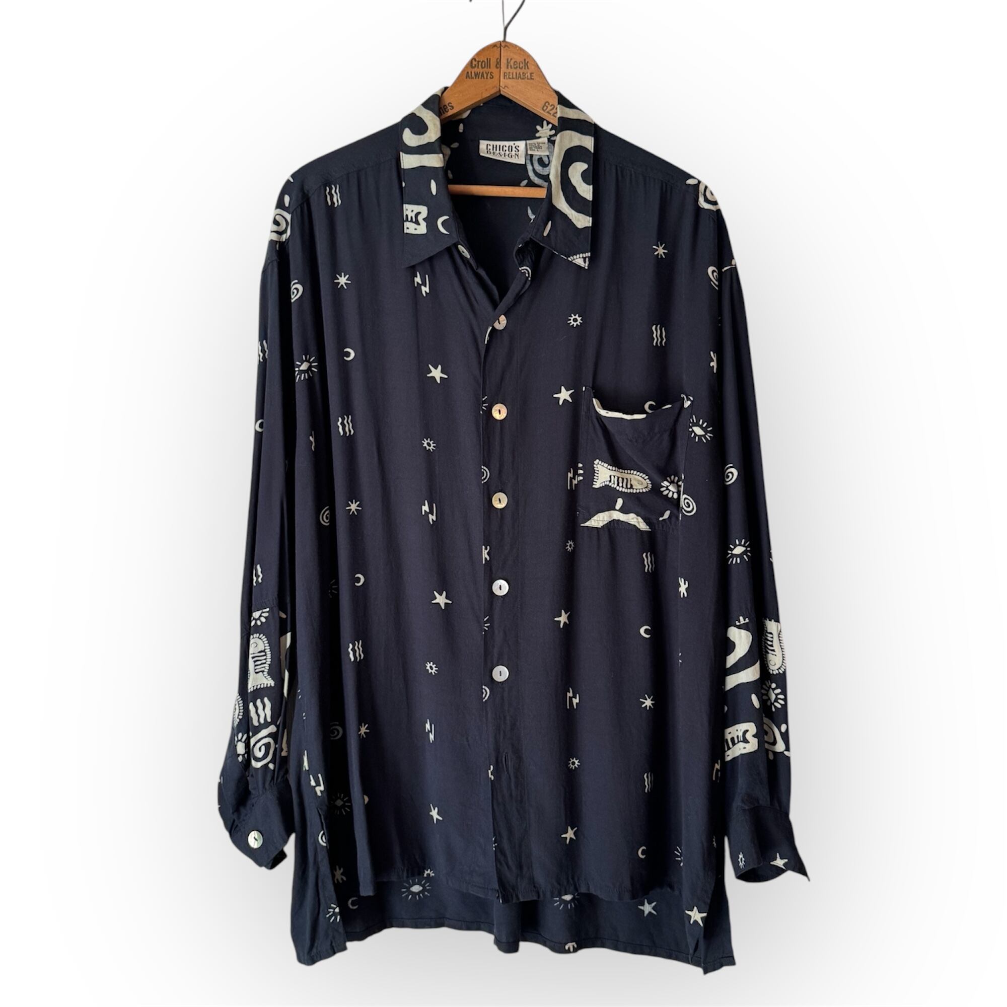 トップス 1990s CHICO'S DESIGN sweat l/s shirt 90's CHICO'S DESIGN L/S SHIRT | LOMAN VINTAGE CLOTHING