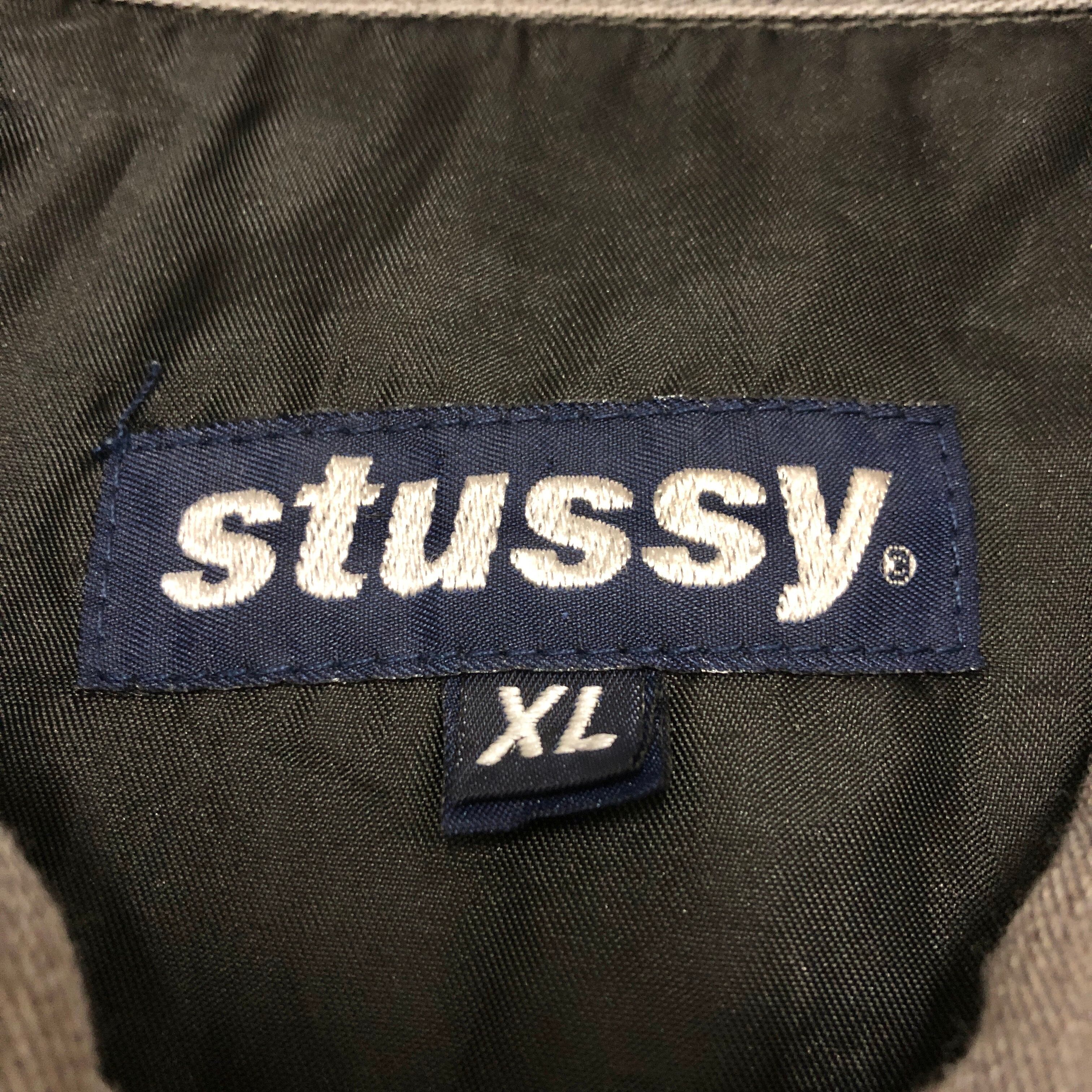 90s OLD STUSSY/Swing top Jacket/紺タグ/XL/スイングトップジャケット