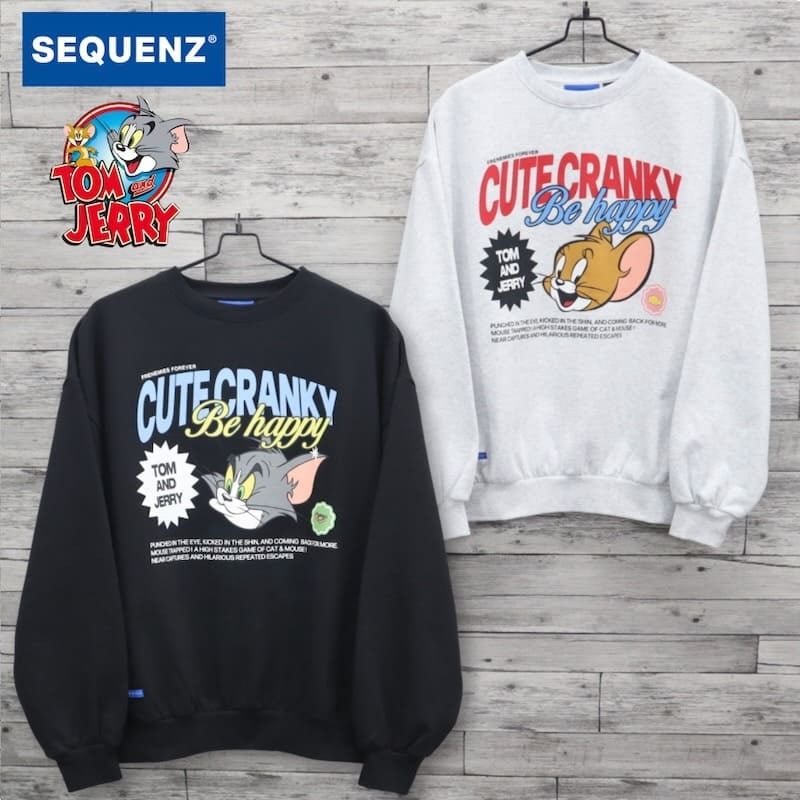 送料無料】トムとジェリー TOM&JERRY ニット セーター クルーネック