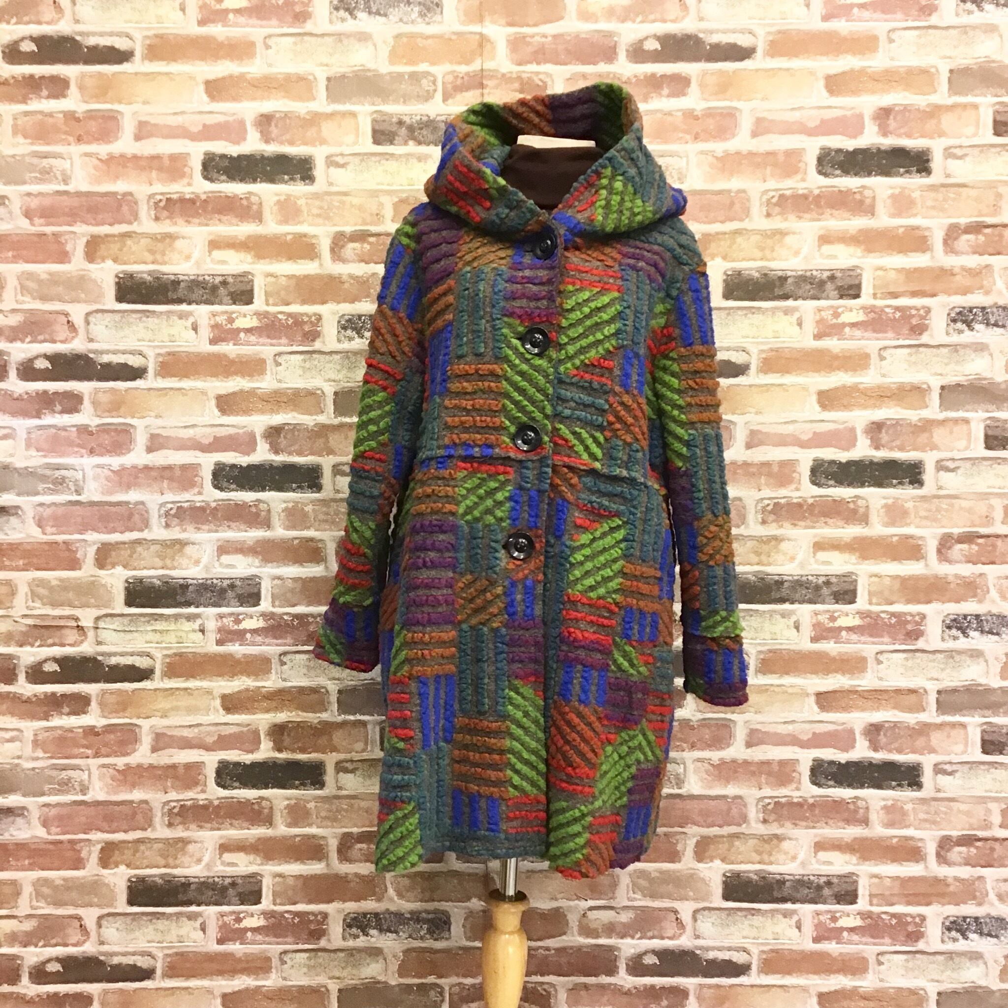 MADE IN ITALY Pattern Long Coat