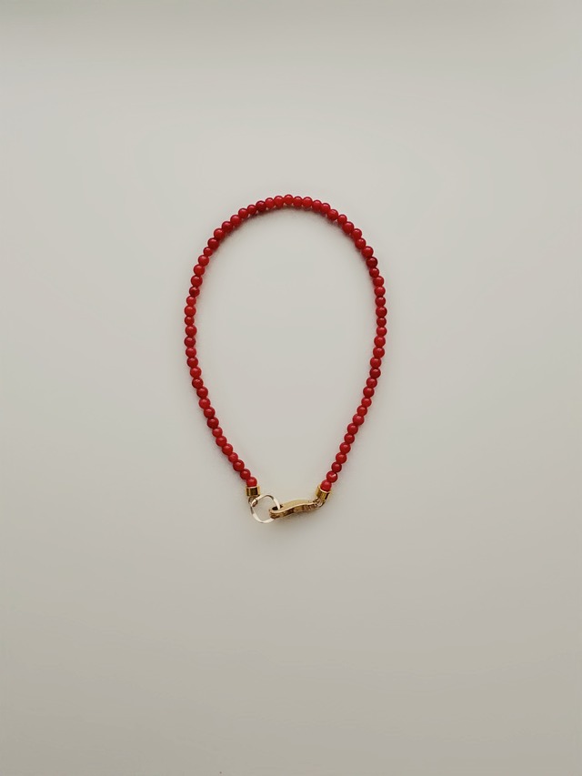 K18 Red coral bracelet