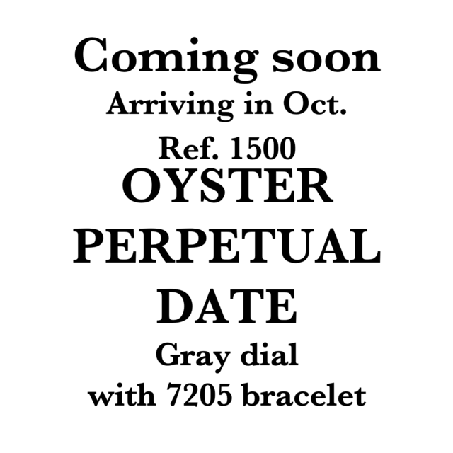Rolex Oyster Perpetual Date 1500 (2******) Gray Dial